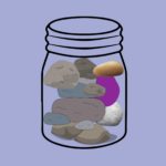 rocks in a jar