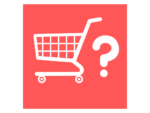 shopping cart with question mark