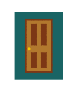 closed door